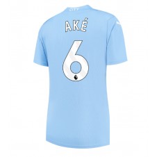 Manchester City Nathan Ake #6 Hjemmedrakt Kvinner 2023-24 Kortermet